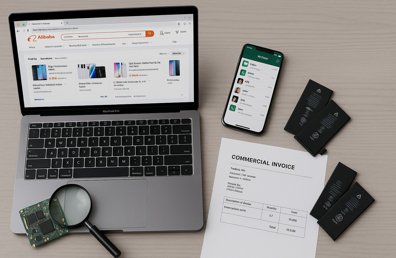 Phone parts sourcing tools and resources