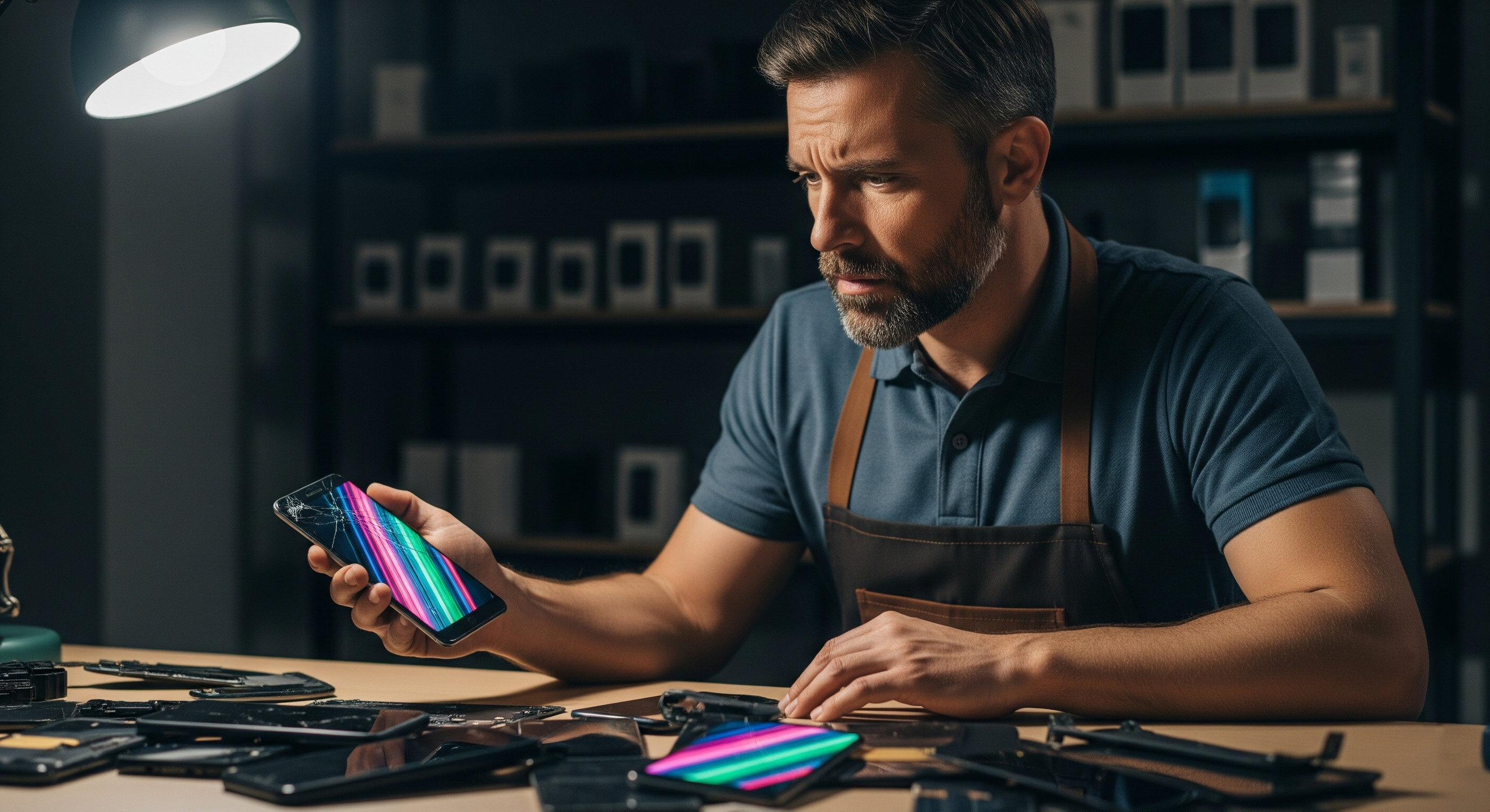 Failed phone parts shipment inspection