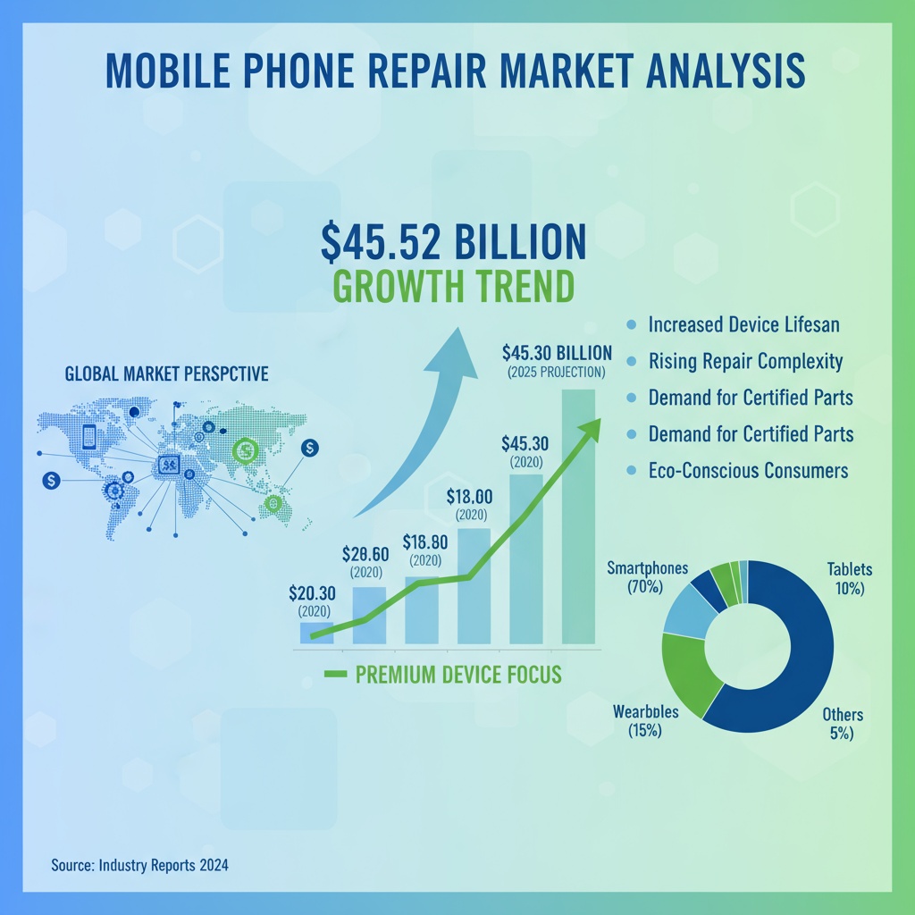 How Can You Capitalize on the $45.52B Mobile Repair Boom with Premium Wholesale Strategies?