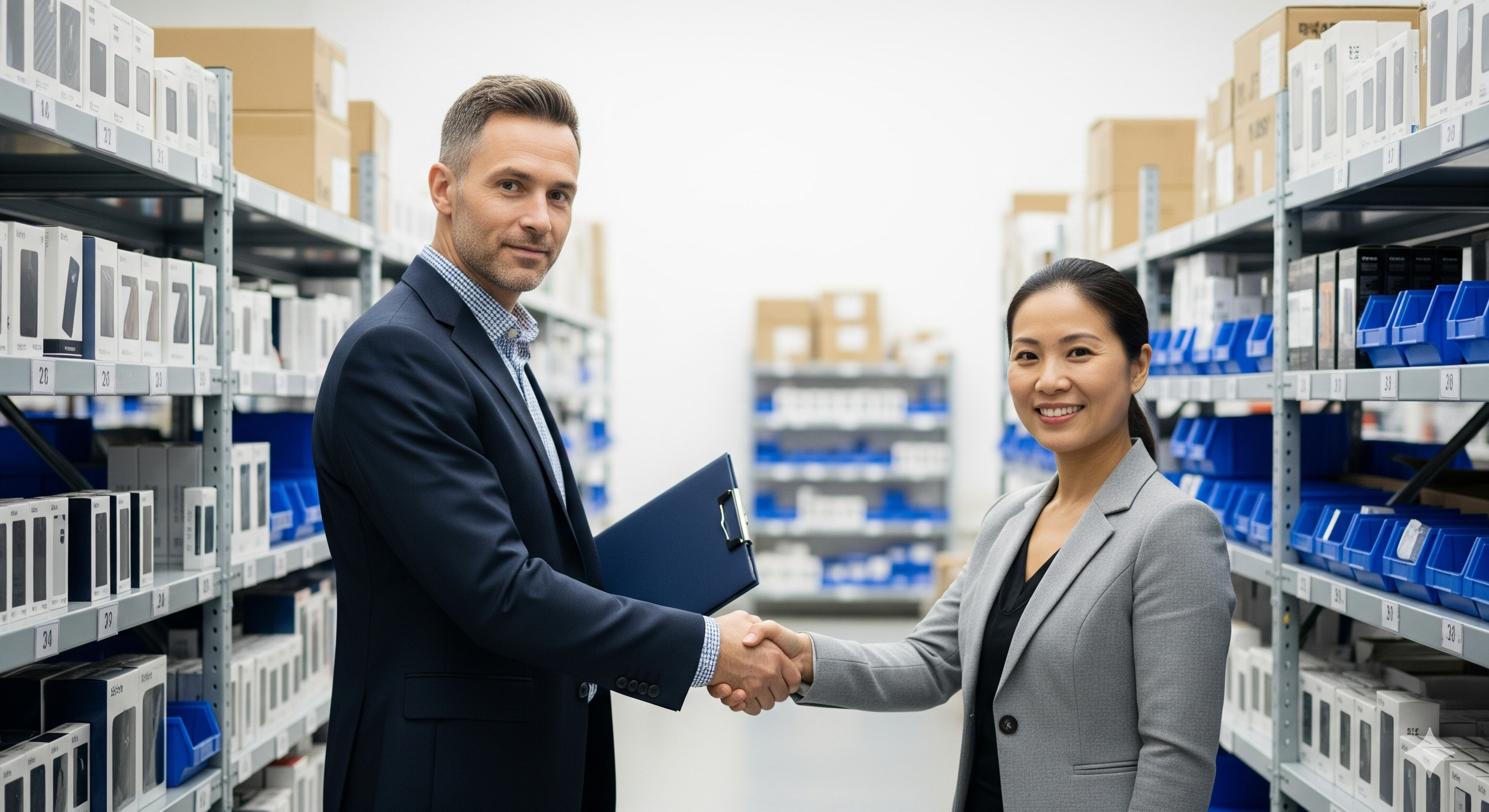 Successful phone parts supply chain operation